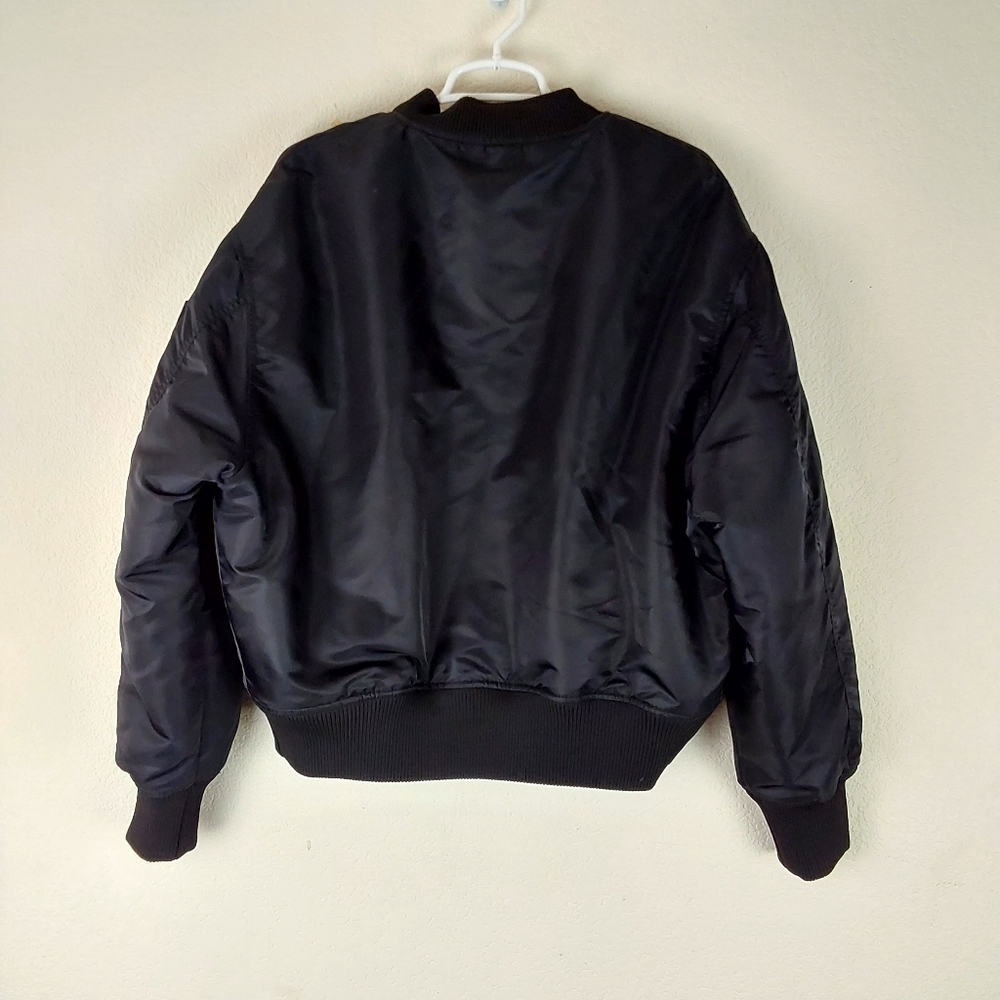 Fabletics Black Iconic Bomber Jacket - image 4